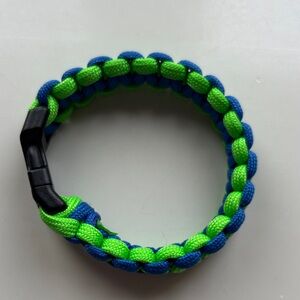 Green and Blue Paracord Bracelet